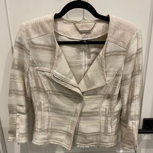 White House Black Market cropped jacket